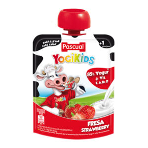 PASCUAL YOGIKIDS POUCH STRAWBERRY 800 GRMS