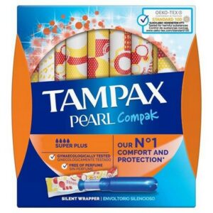 TAMPAX COMPAK PEARL SUPER PLUS 16 PCS.
