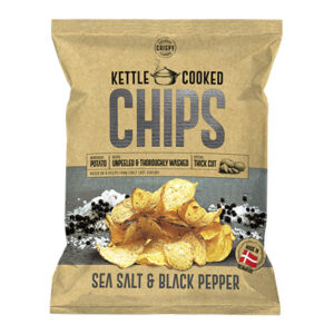 KETTLE CHIPS SALT & PEPPER 150 GRMS