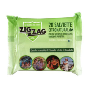 ZIG ZAG WET WIPES CITRONATURAL 20 PCS.