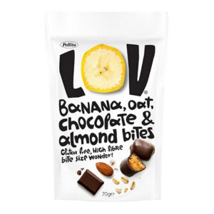 PELLITO LOV BANANA CHOCOLATE & ALMOND OAT BITES 70 GRMS