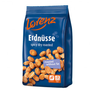LORENZ PEANUTS DRY ROASTED 150 grms