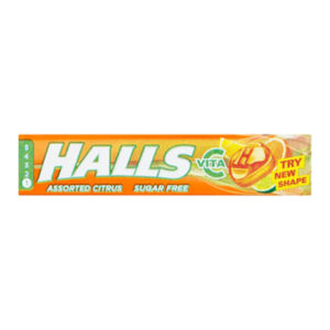 HALLS ASSORTED CITRUS SUGAR FREE 32 GRMS