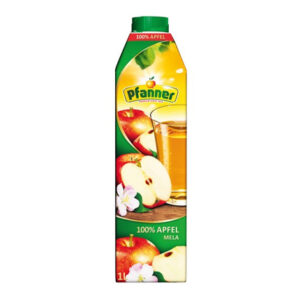 PFANNER APPLE JUICE 100%  1 LTR