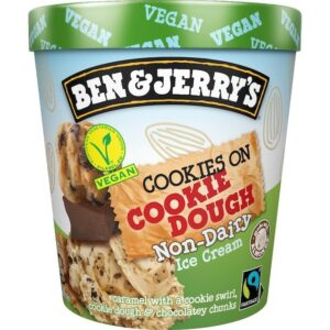 BEN & JERRYS COOKIE DOUGH VEGAN NON-DAIRY TUB 465 ML
