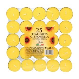 CITRONELLA TEALIGHTS 25 PCS.