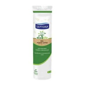 SEPTONA ECO LIFE COTTON PADS ROUND 100 PCS.