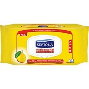 SEPTONA WIPES ANTIBAC LEMON LID 60 PCS.
