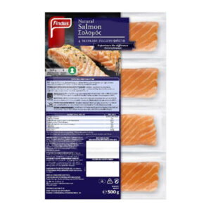FINDUS SALMON FILLETS 500 GRMS