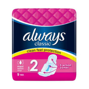 I ALWAYS MAXI CLASSIC SIZE 2 WITH WINGS 9 PCS.