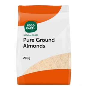 GOOD EARTH PURE  GROUND ALMONDS 200 grms