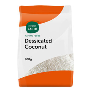 GOOD EARTH COCONUT DESSICATED 200 GRMS