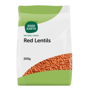 GOOD EARTH RED LENTILS 200 GRMS