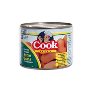 COOK BRAND BUTTER BEANS 200 GRMS