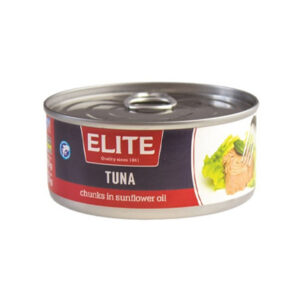 ELITE TUNA IN SUNFLOWER OIL 160 GRMS
