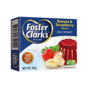 FOSTER CLARKS JELLY BANANA&STRAWBERRY 80 GRMS
