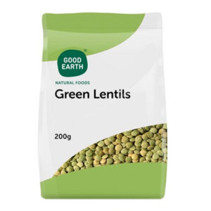 GOOD EARTH GREEN LENTILS 200 GRMS