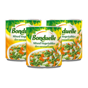 BONDUELLE MIXED VEGETABLES 3x150 grms