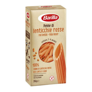 BARILLA Legume Pasta Penne Red Lentils 250 grms