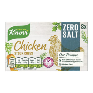 KNORR ZERO SALT CHICKEN CUBES 8x72 grms