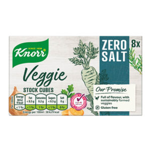 KNORR ZERO SALT VEGETABLE CUBES 8X72 GRMS