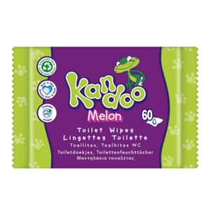 KANDOO TOILET FLUSHABLE WIPES MELON X60 60 PCS.