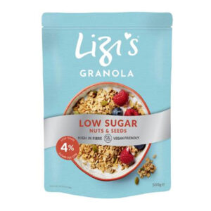 LIZI'S LOW SUGAR NUTS & SEEDS GRANOLA 500 GRMS