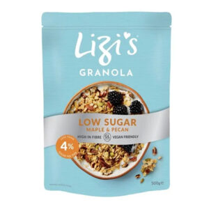 LIZI'S LOW SUGAR MAPLE & PECAN GRANOLA 500 GRMS