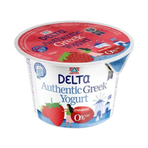 DELTA GREEK YOG 0% STRAWBERRY 25COFF 150 GRMS