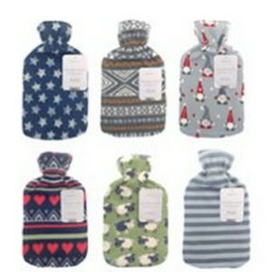 I COUNTRY CLUB HOT WATER BOTTLE FLEECE 2 LTR