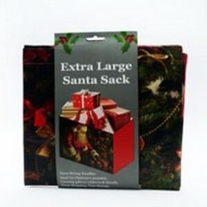 I XMAS WOVEN SANTA SACK 1 PCS.