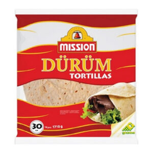 MISSION DURUM TORTILLAS 30CM 1.62 KG