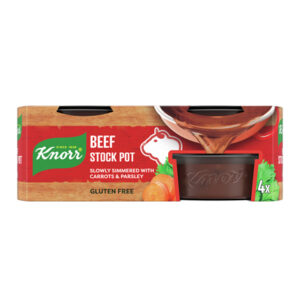 KNORR STOCKPOT  BEEF X4 112 GRMS