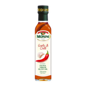 MONINI EXTRA VIRGIN OIL GARLIC & CHIL 250 ml