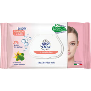 FRESH & CLEAN WIPE STRUCCANTI VASCHETTI  SENSITIVE 48 PCS.