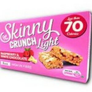 I  SKINNY CRUNCH LIGHT RASP AND WHITE CHOC 5PK 95 GRMS