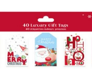 I XMAS GIFT TAGS CUTE 40 PCS.