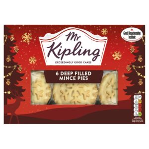 MR KIPLING 6 SNOWFLAKE MINCE PIES
