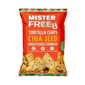 MISTER FREE D VEGAN TORTILLA CHIPS W/ CHIA SEED 135 GRMS