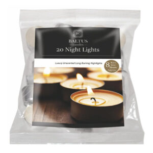 I BALTUS TEALIGHT CANDLES 8HR 20 PCS.