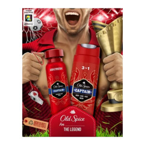 I OLD SPICE G/SET FOOTBALLER B/S & S/G