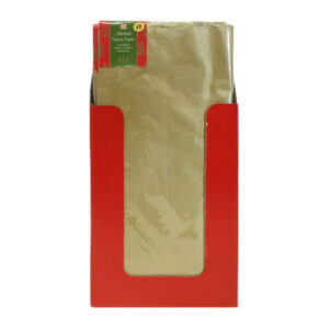 I XMAS TISSUE PAPER GOLD 5 SHEETS 70X50CM