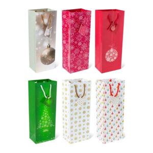 I XMAS GIFT BAG BOTTLE 6 PCS.