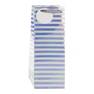 I XMAS GIFT BAG BOTTLE HOLOGRAPHIC