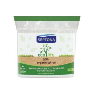 SEPTONA ECO LIFE COTTON BUDS REFILL 100 PCS.