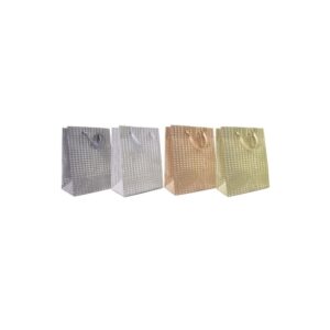 I ACC GIFT BAG LRG GLITTER 4X1 PCS.