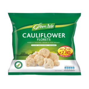 GREEN ISLE CAULIFLOWER FLORETS 450 GRMS