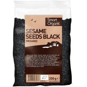 SMART ORGANIC SESAME SEEDS BLACK 200 GRMS