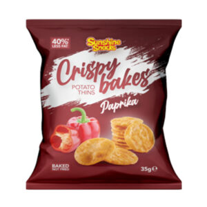 SUNSHINE SNACKS CRISPY BAKES PAPRIKA 35 GRMS