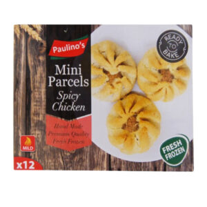 PAULINOS MINI PARCELS SPICY CHICKEN 12X
